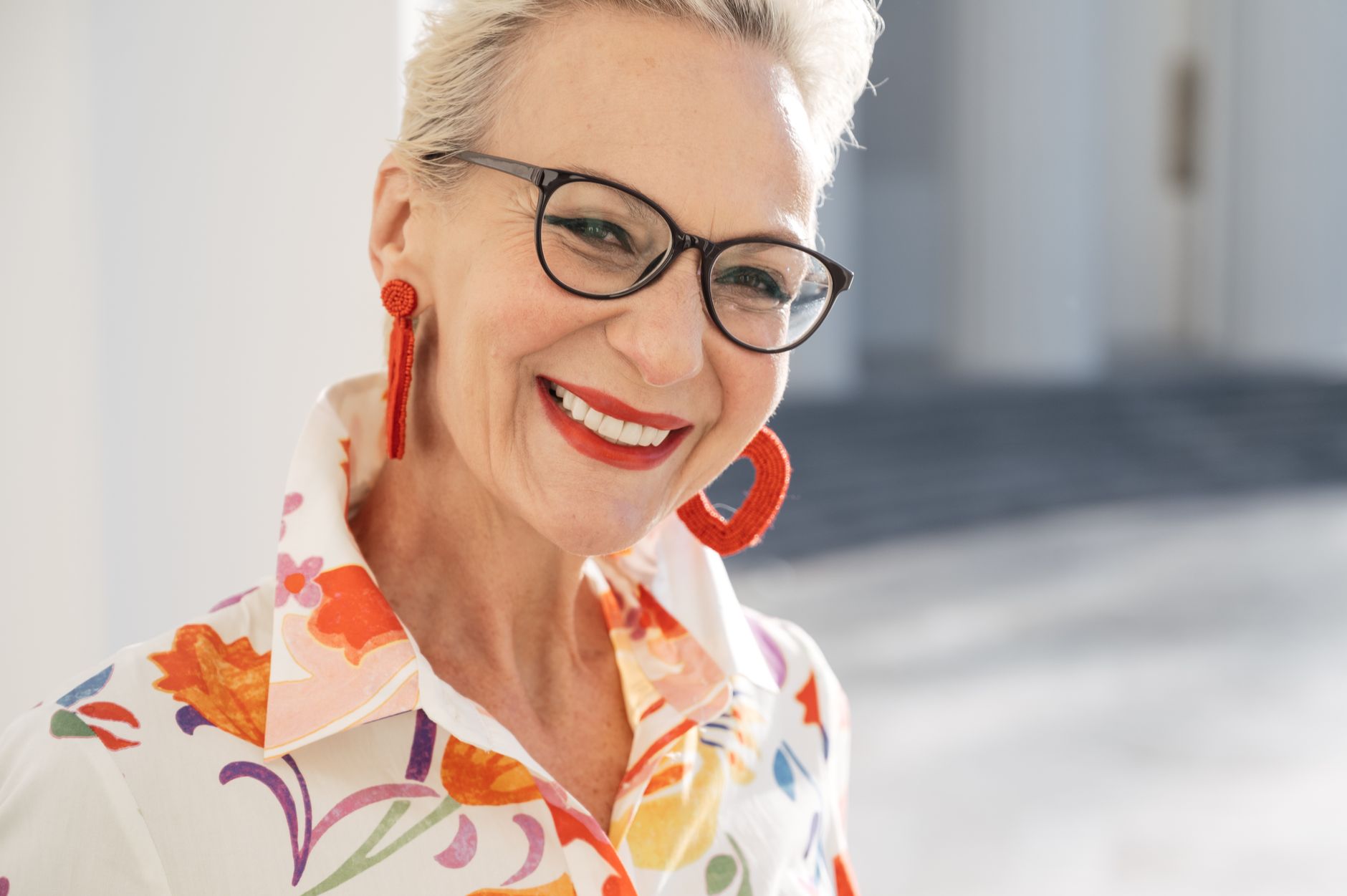 A confident smile